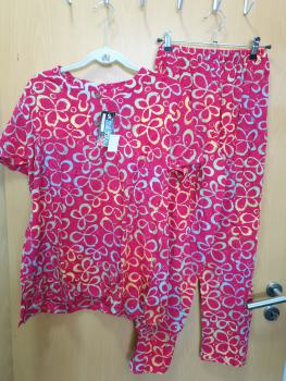 Batik Anzug - Rot